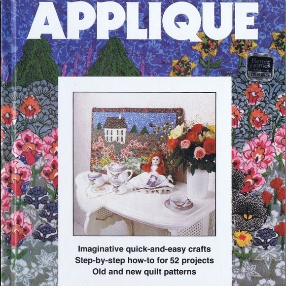 Rare1978 Hardcover Better Homes & Gardens Appliqué Illustrated 52 Craft Projects - Picture 3 of 16